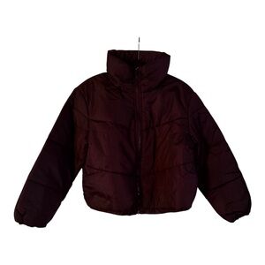 Wild Fable Deep Black Puffer Jacket